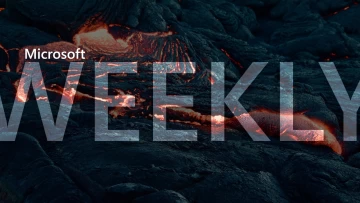 A Microsoft Weekly banner